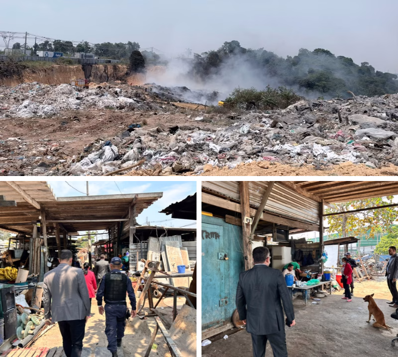 MPAM realiza inspeção em área apontada como origem de fumaça no Distrito Industrial 2 1 081026 inspecao20incendios20manaus20 20nae a orlando20menezes 3