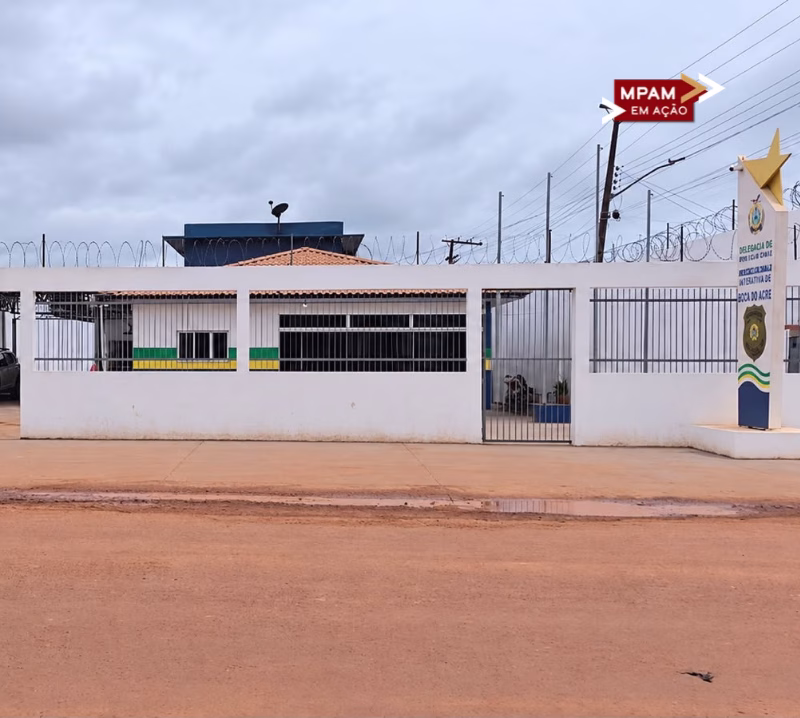 MPAM solicita correção de irregularidades na 61ª Delegacia Interativa de Polícia de Boca do Acre