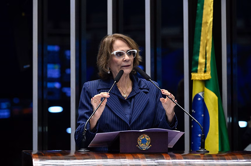 Damares cobra investigação de ministros do STF Damares cobra investigação de ministros do STF