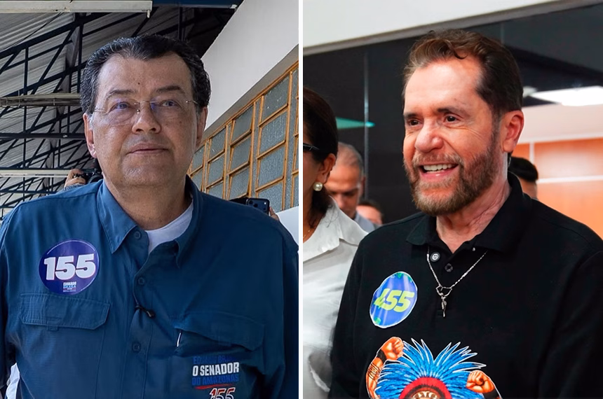 Eduardo Braga e Plínio Valério são reeleitos senadores pelo Amazonas Eduardo Braga e Plínio Valério são reeleitos senadores pelo Amazonas