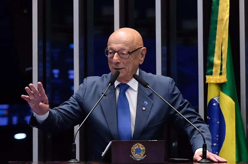 Esperidião Amin agradece a eleitores e propõe homenagem a Juarez Machado