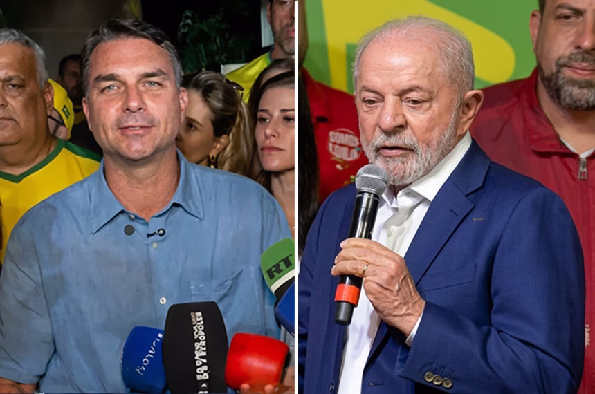 Flávio Bolsonaro e Lula disputam o segundo turno das eleições para presidente Flávio Bolsonaro e Lula disputam o segundo turno das eleições para presidente