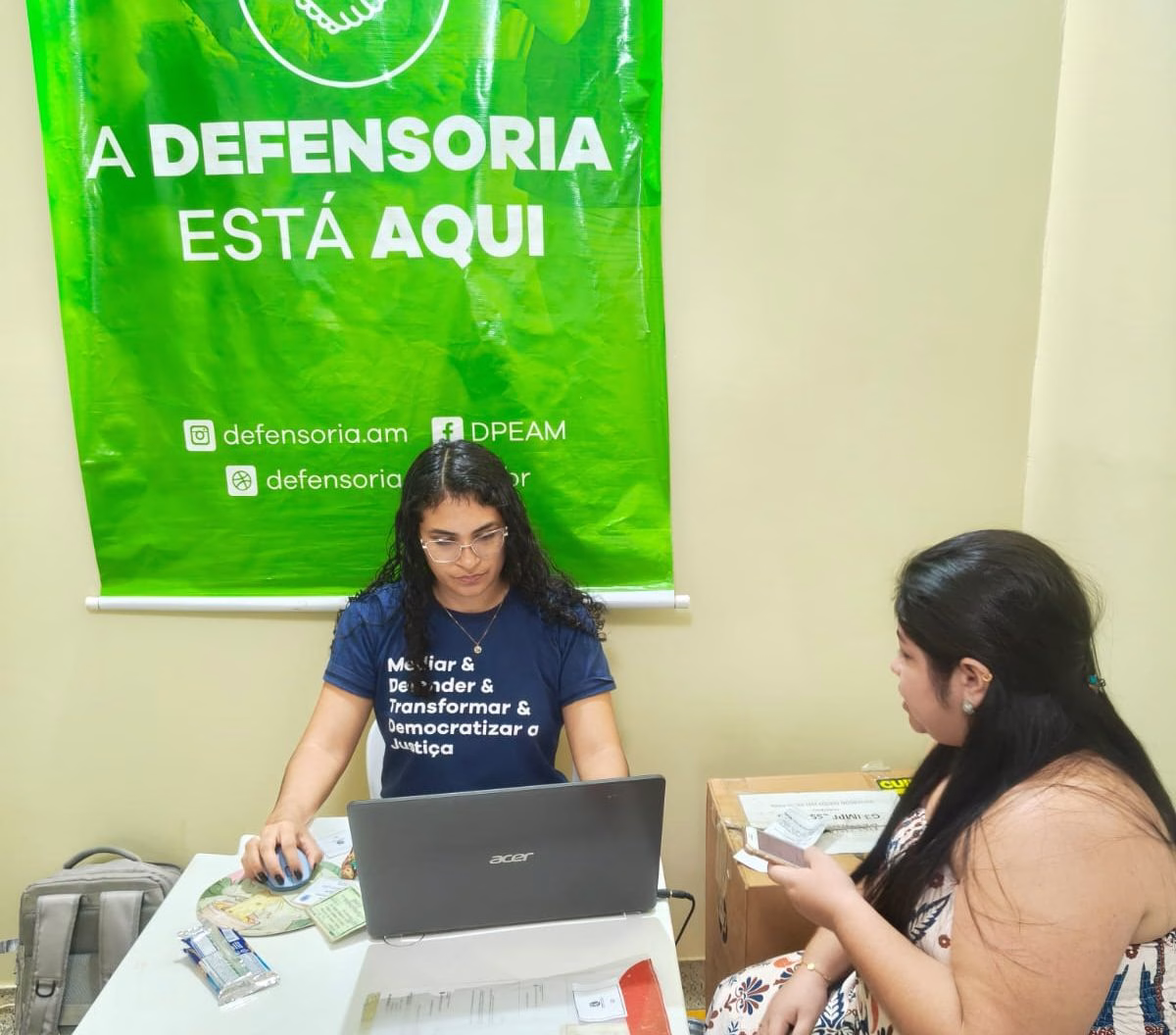 Defensoria leva assistência jurídica à comunidade de Balbina, em Presidente Figueiredo Defensoria leva assistência jurídica à comunidade de Balbina, em Presidente Figueiredo