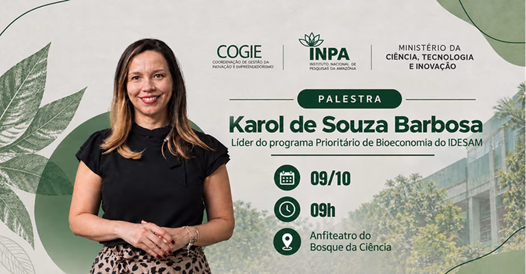 Inpa recebe palestra sobre Programa Prioritário de Bioeconomia do IDESAM, nesta sexta-feira