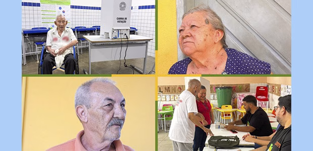 Justiça Eleitoral pelo Brasil: para quem tem mais de 70 anos, votar é escolha e compromisso com a democracia Justiça Eleitoral pelo Brasil: para quem tem mais de 70 anos, votar é escolha e compromisso com a democracia