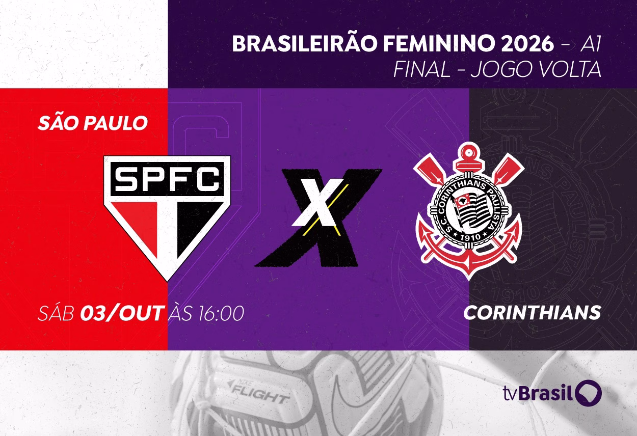 Neste sábado, TV Brasil transmite finalíssima entre São Paulo x Corinthians Neste sábado, TV Brasil transmite finalíssima entre São Paulo x Corinthians