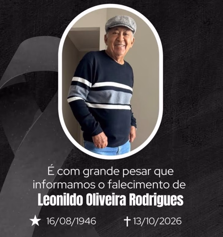 Nota de pesar – TAE aposentado Leonildo Oliveira Rodrigues