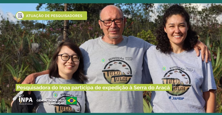 Pesquisadora do Inpa participa de expedição internacional à Serra do Aracá e coleta mais de 400 amostras de plantas e fungos Pesquisadora do Inpa participa de expedição internacional à Serra do Aracá e coleta mais de 400 amostras de plantas e fungos