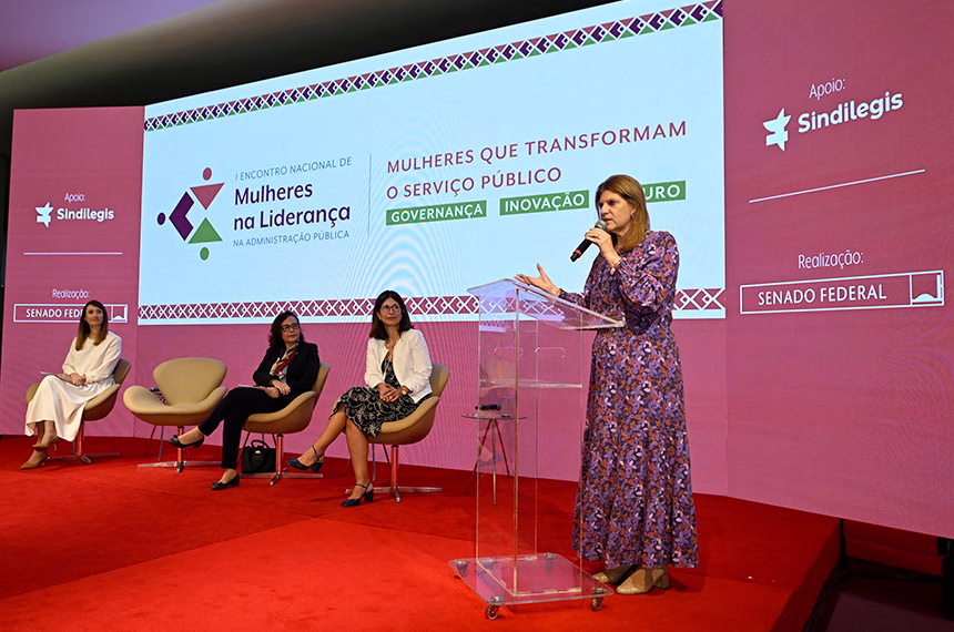 Senado sedia encontro sobre liderança feminina na administração pública Senado sedia encontro sobre liderança feminina na administração pública