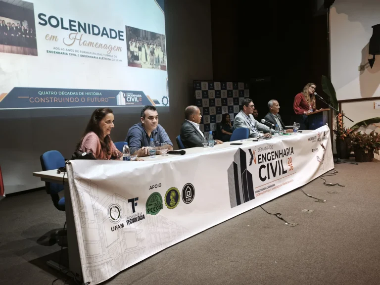 Turmas de Engenharia Civil e de Engenharia Elétrica de 1986 comemoram os 40 anos de formatura em cerimônia na Ufam