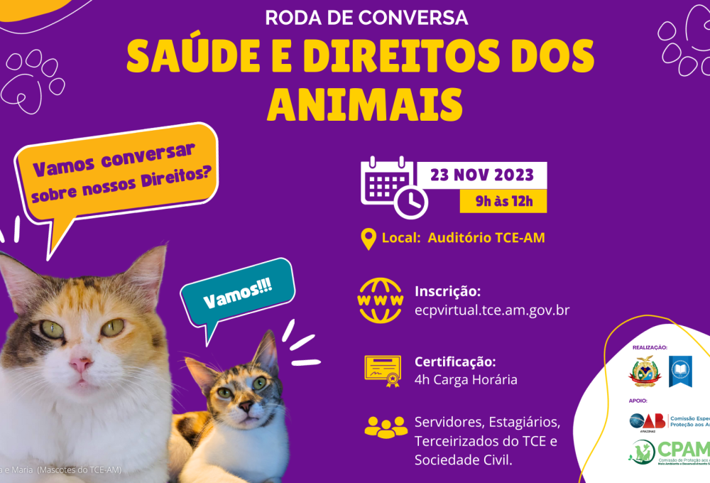 Roda de Conversa Saúde e Direitos dos Animais