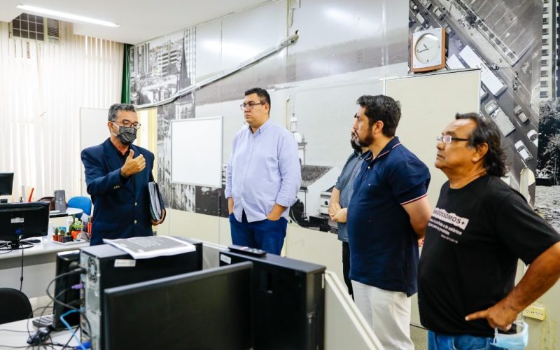 Secretaria de Comunicação da Prefeitura de Manaus recebe visita do presidente do Sindicato dos Jornalistas