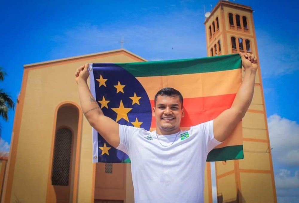 Pedro Henrique Nunes, atleta do lançamento de dardo