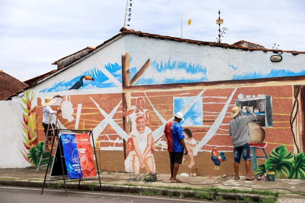 Arte Urbana: Artistas promovem ciclos de debates sobre “Parintins, Galeria Cidade Aberta”