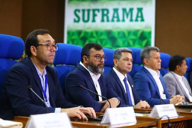 Atividade econômica na ZFM é essencial ao desenvolvimento sustentável, diz Wilson Lima em conferência da Eletros 1 Atividade econômica na ZFM é essencial ao desenvolvimento sustentável, diz Wilson Lima em conferência da Eletros