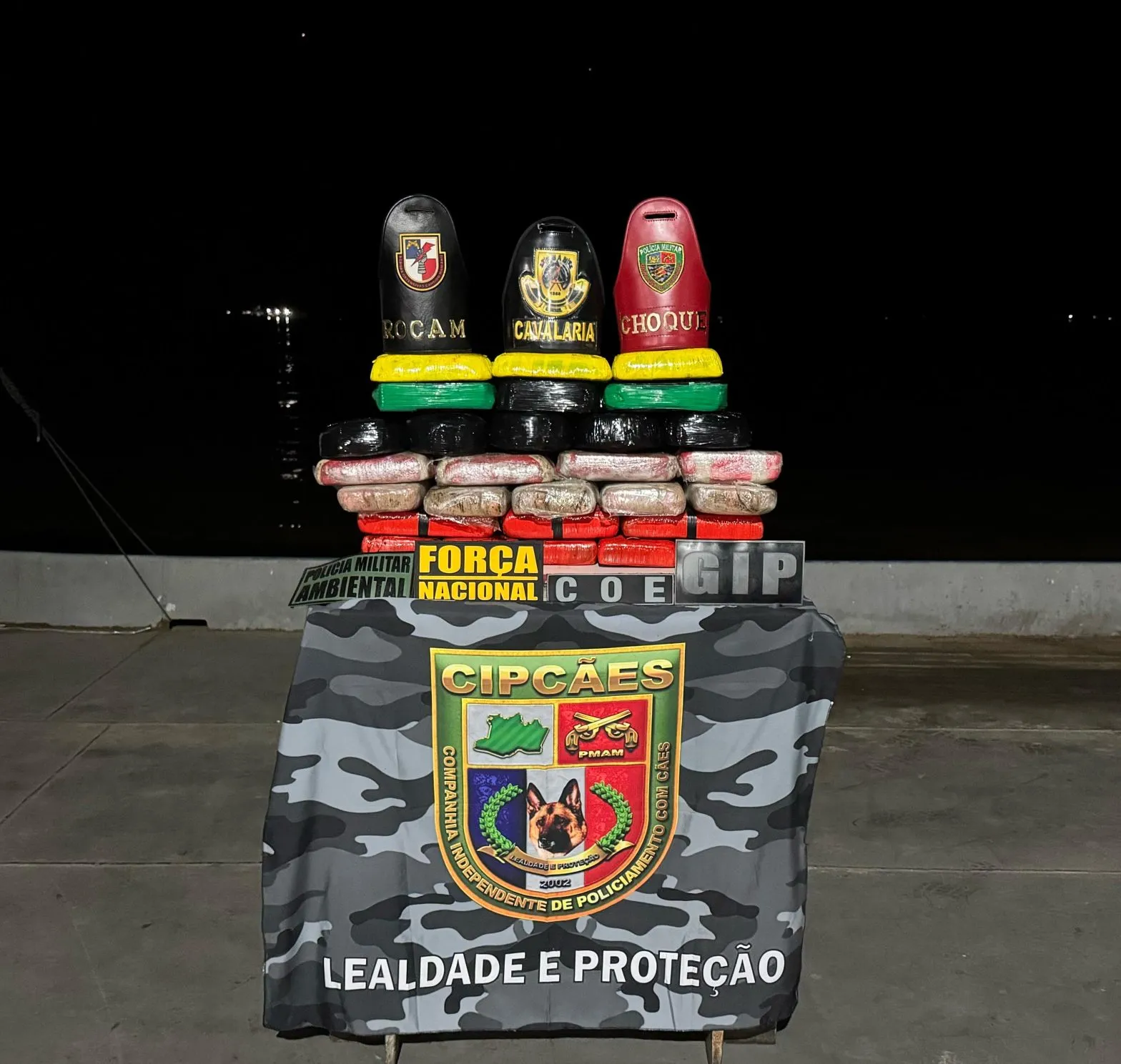 Base Arpão 3: PMAM prende homem com mais de R$ 1,8 milhão em drogas