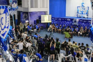 Boi Caprichoso apresenta à imprensa projeto campeão “Cultura – O Triunfo do Povo”