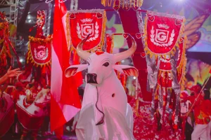 Boi Garantido brilha e agita multidão no Carnaboi 2025 em Parintins