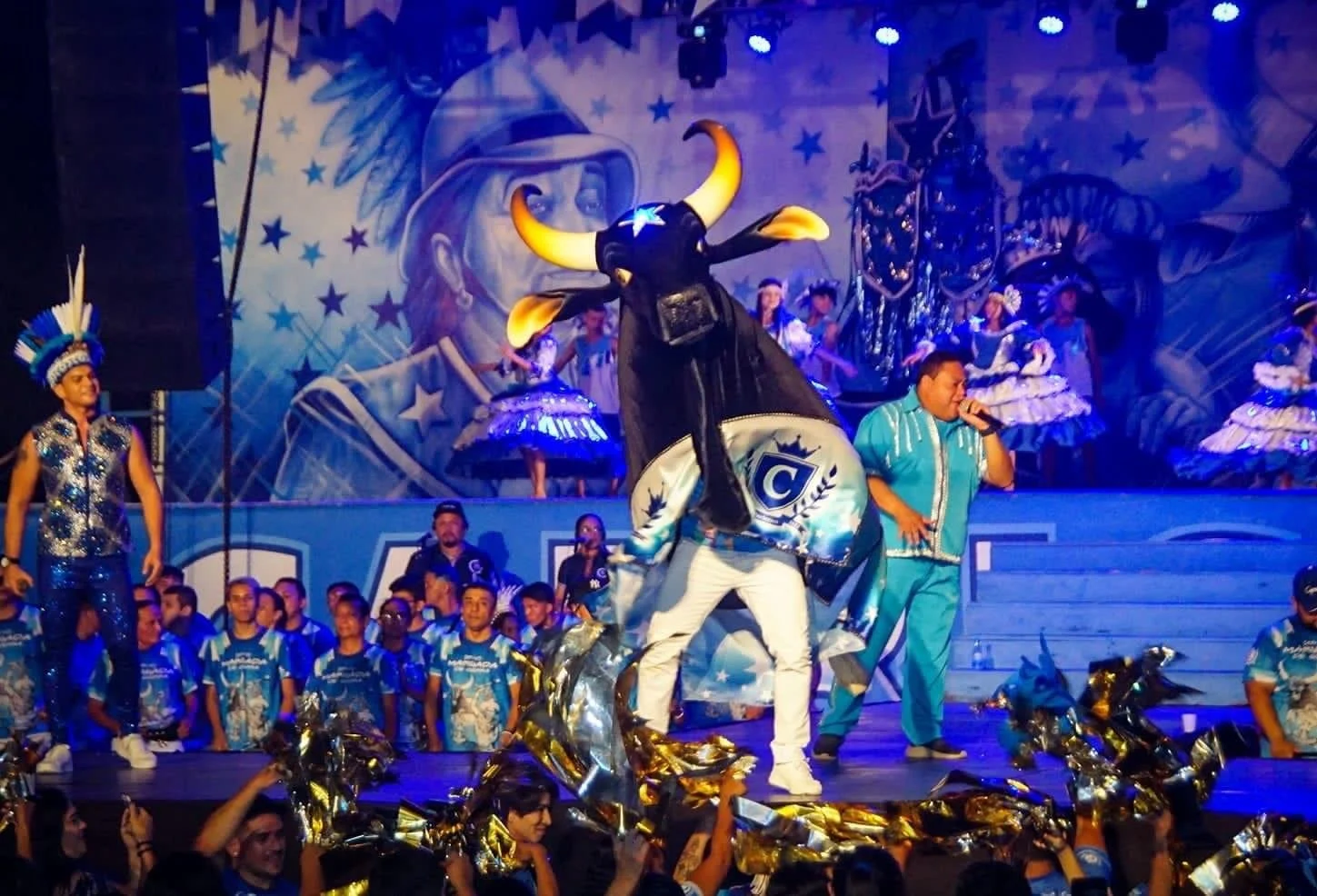 Caprichoso Monta Espetáculo Para Lançamento Do álbum 2023 “o Brado Do Povo Guerreiro”