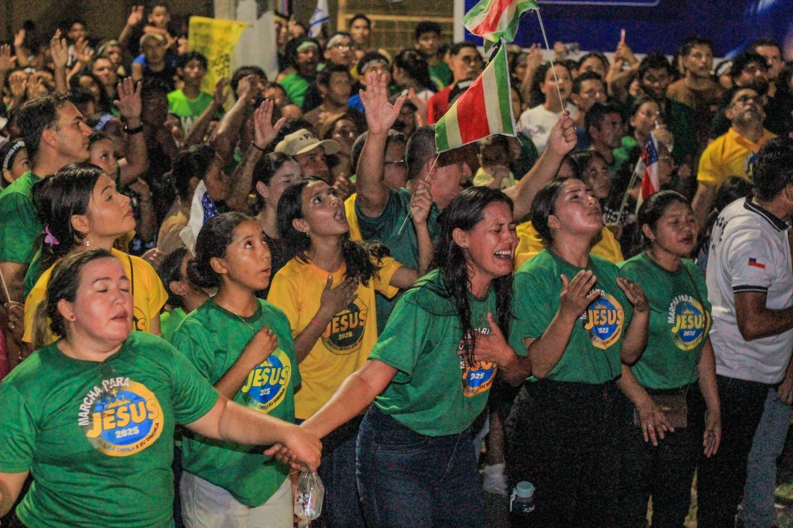 Com apoio da Prefeitura de Parintins, comunidade evangélica celebra Marcha Para Jesus