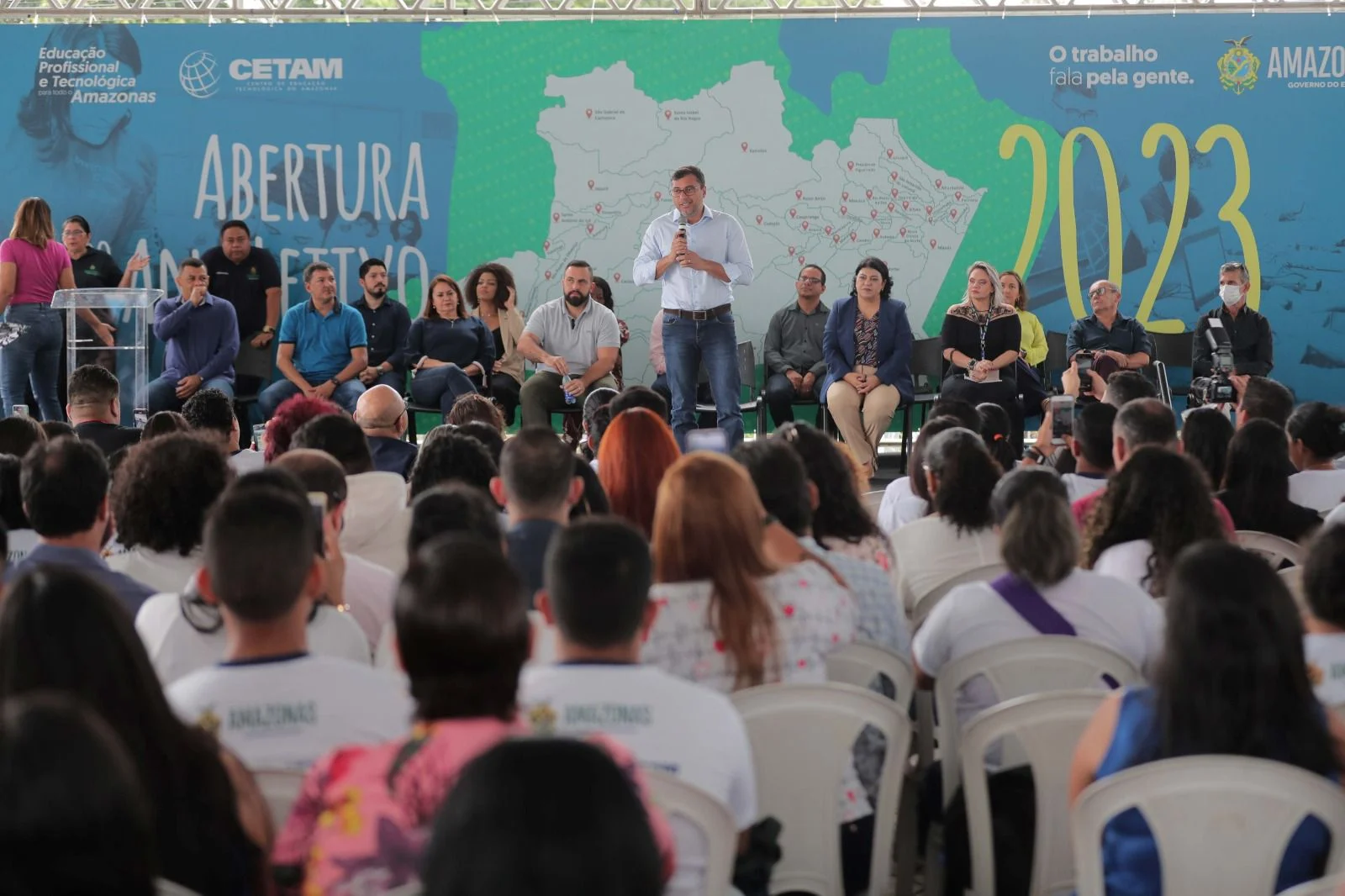 Com mais de 8 mil alunos matriculados, governador Wilson Lima dá início ao ano letivo do Cetam na capital 20 Com mais de 8 mil alunos matriculados, governador Wilson Lima dá início ao ano letivo do Cetam na capital
