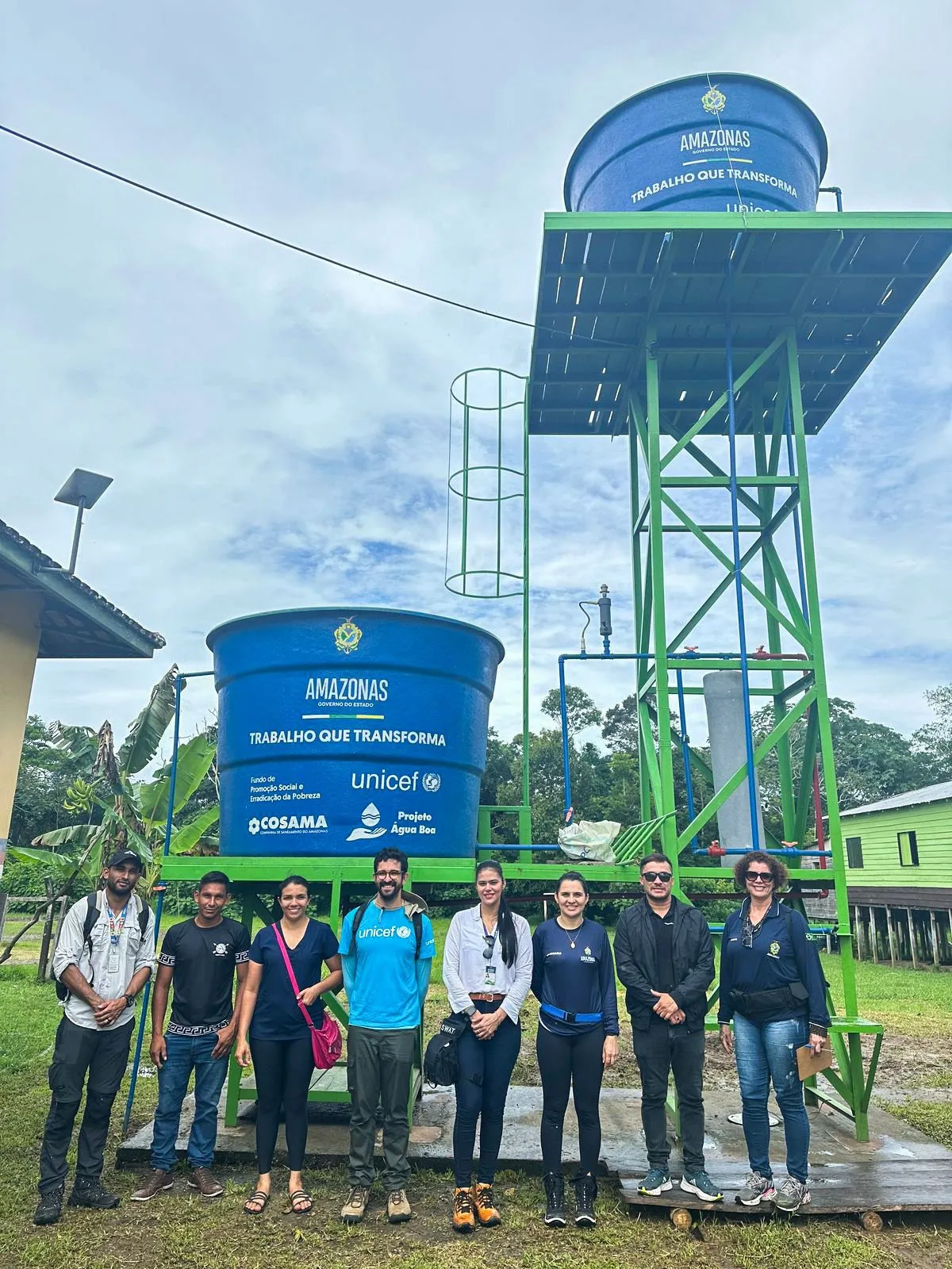 Cosama E Unicef Realizam Visita Técnica Em Comunidades De Alvarães Para Tratar Sobre Saneamento Rural