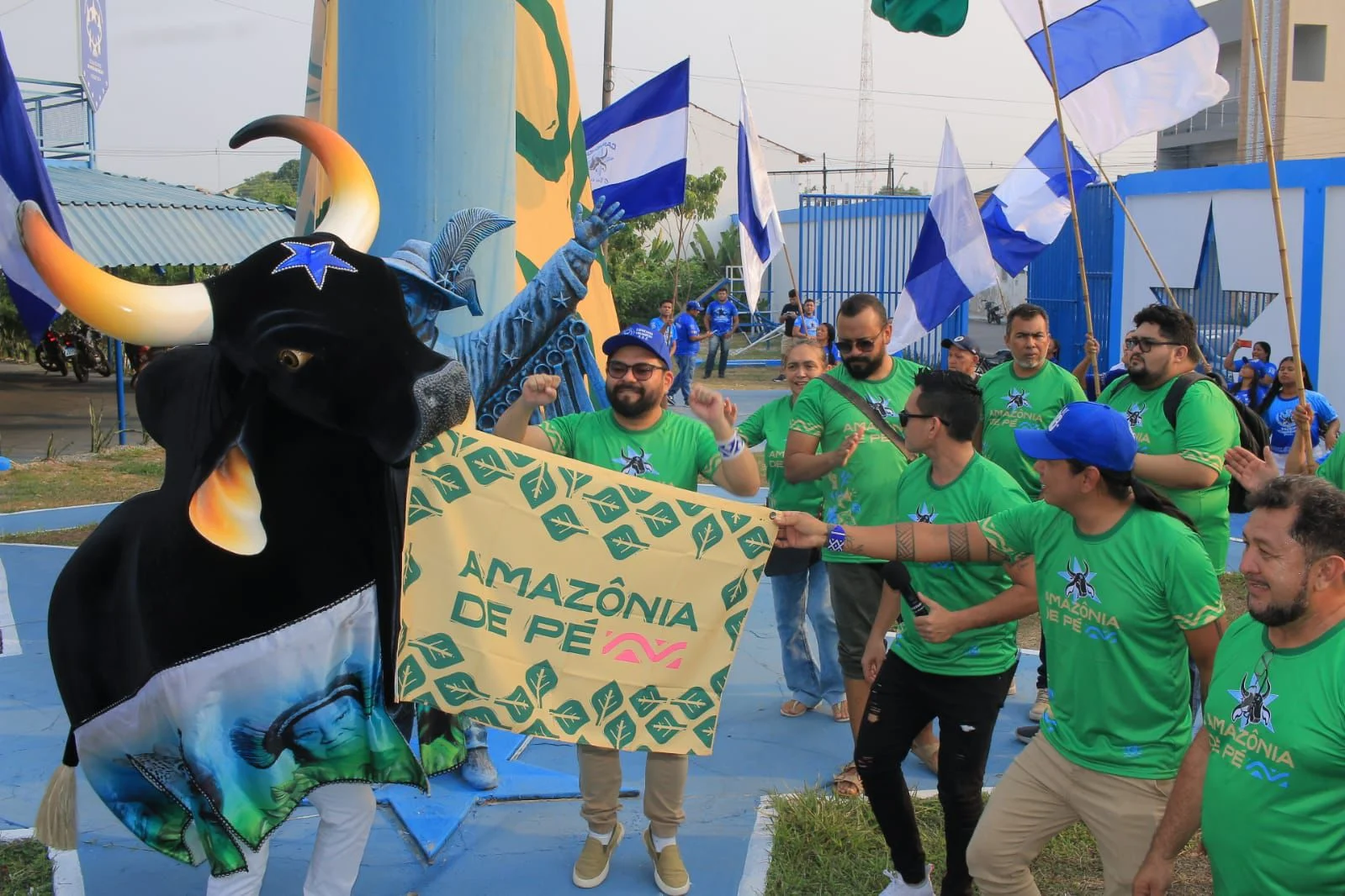 Em Defesa Dos Povos E Das Florestas, Caprichoso Mobiliza Nação Azulada Para Movimento Amazônia De Pé