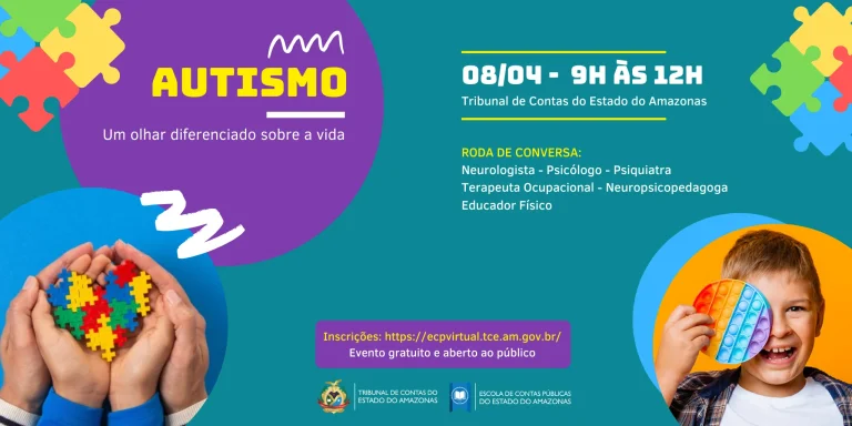 Escola de Contas promove debate sobre o autismo no dia 08 de abril