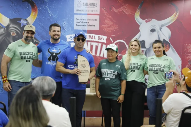 Festival de Parintins 2025: Caprichoso leva título de Campeão Sustentável 2025 com 706,9kg quilos de resíduos reciclados