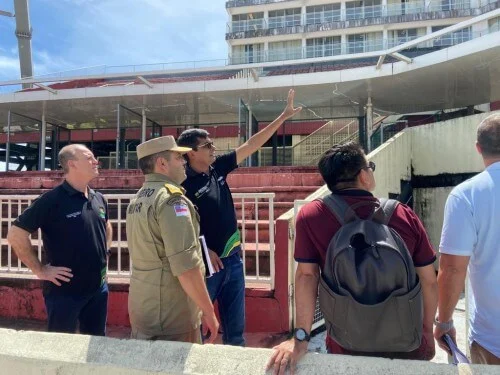 Forças De Segurança Do Amazonas E Secretaria De Cultura E Economia Criativa Realizam Visita Técnica No Bumbódromo De Parintins