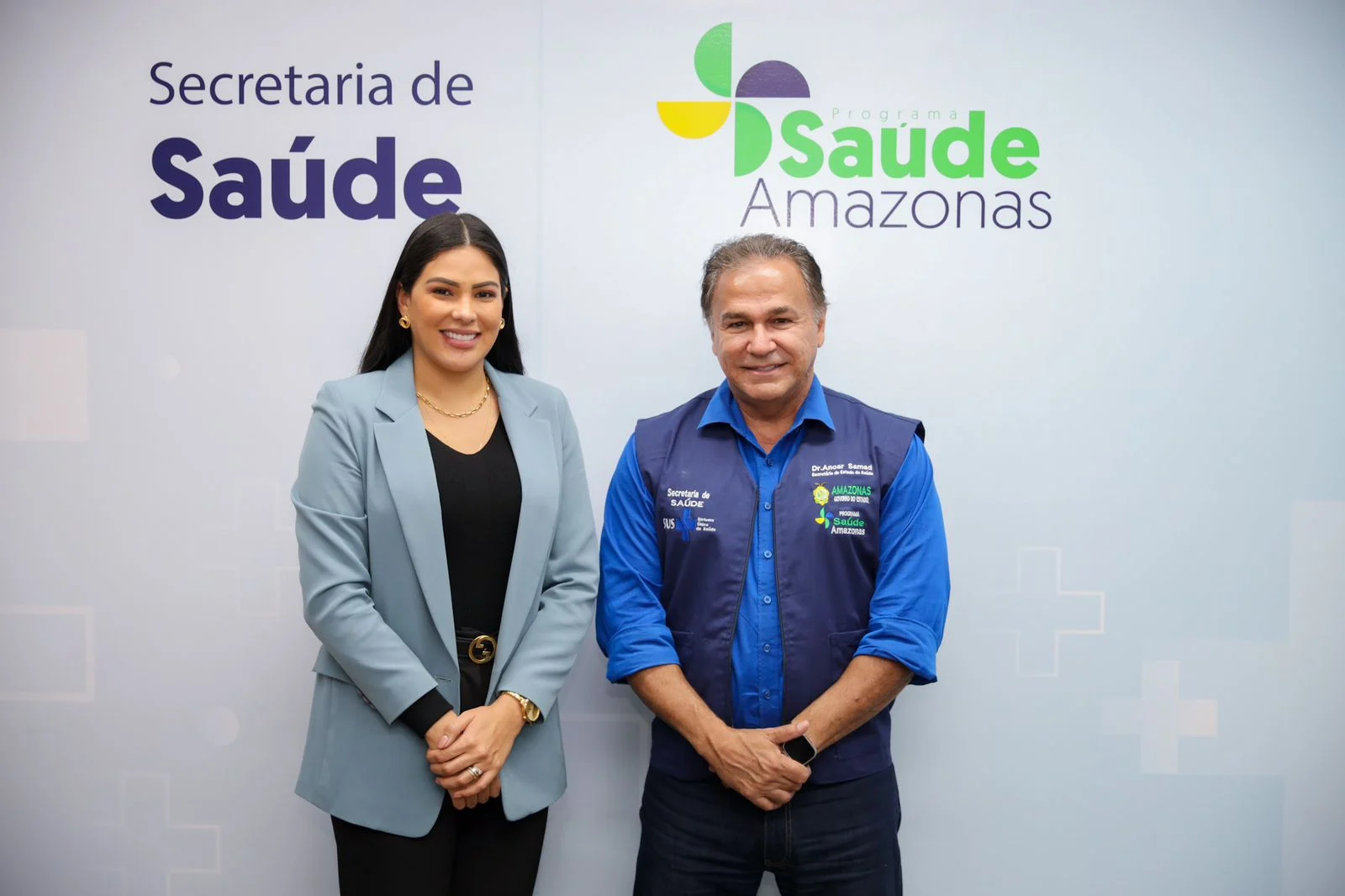 Fortalecimento Da Saúde No Interior é Discutida Por Mayra Dias Com Secretário Anoar Samad