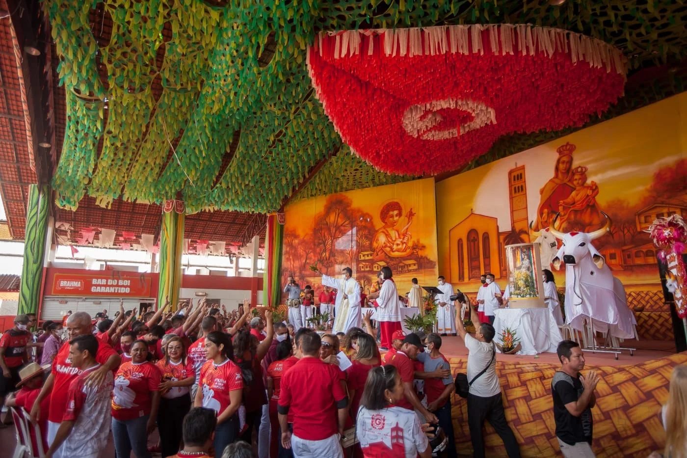 Garantido realiza Missa em Ação de Graças para início dos trabalhos de galpão, na segunda-feira 13 13 Garantido realiza Missa em Ação de Graças para início dos trabalhos de galpão, na segunda-feira 13