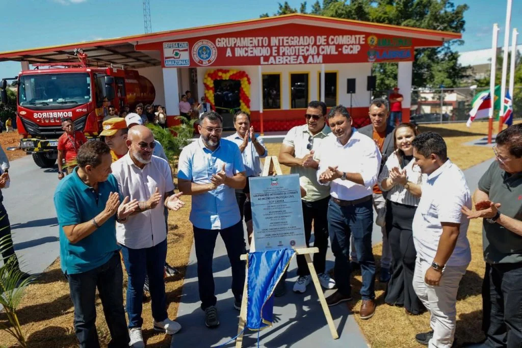 Governador Wilson Lima entrega Grupamento Integrado de Combate a Incêndio em Lábrea e reforça atuação dos bombeiros no sul do Amazonas