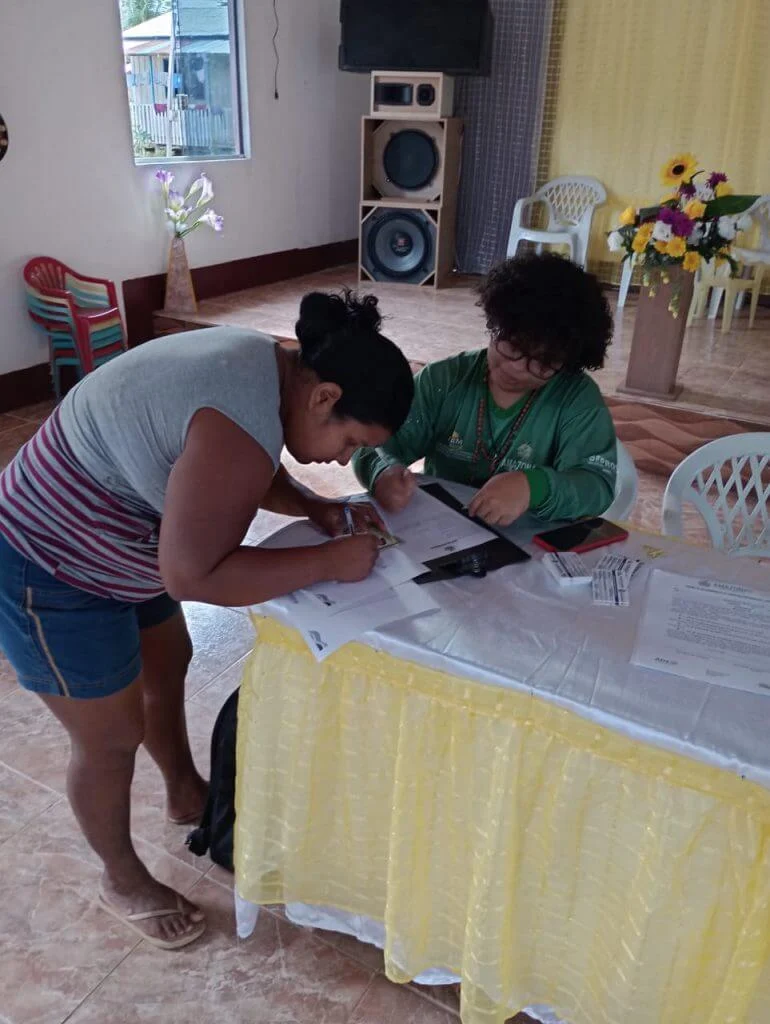 Idam e Incra realizam ação para regularização de ocupantes em assentamentos na Vila Rica de Caviana