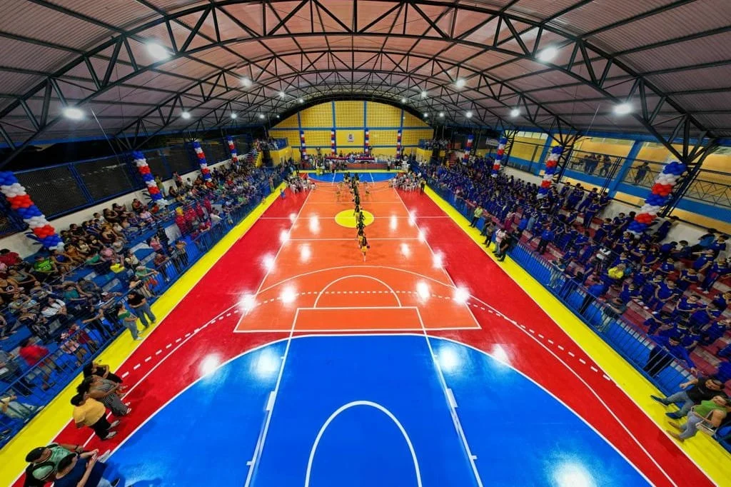 Inauguração De Ginásio Celebra 15 Anos Da Escola Municipal Charles Garcia, No Bairro Santa Rita