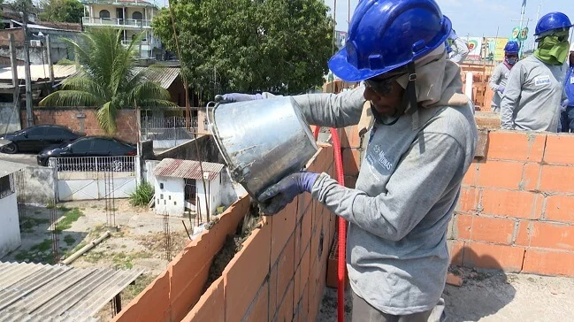 No Japiim, construção do conjunto habitacional do Prosamin+ alcança 50% de conclusão 16 No Japiim, construção do conjunto habitacional do Prosamin+ alcança 50% de conclusão