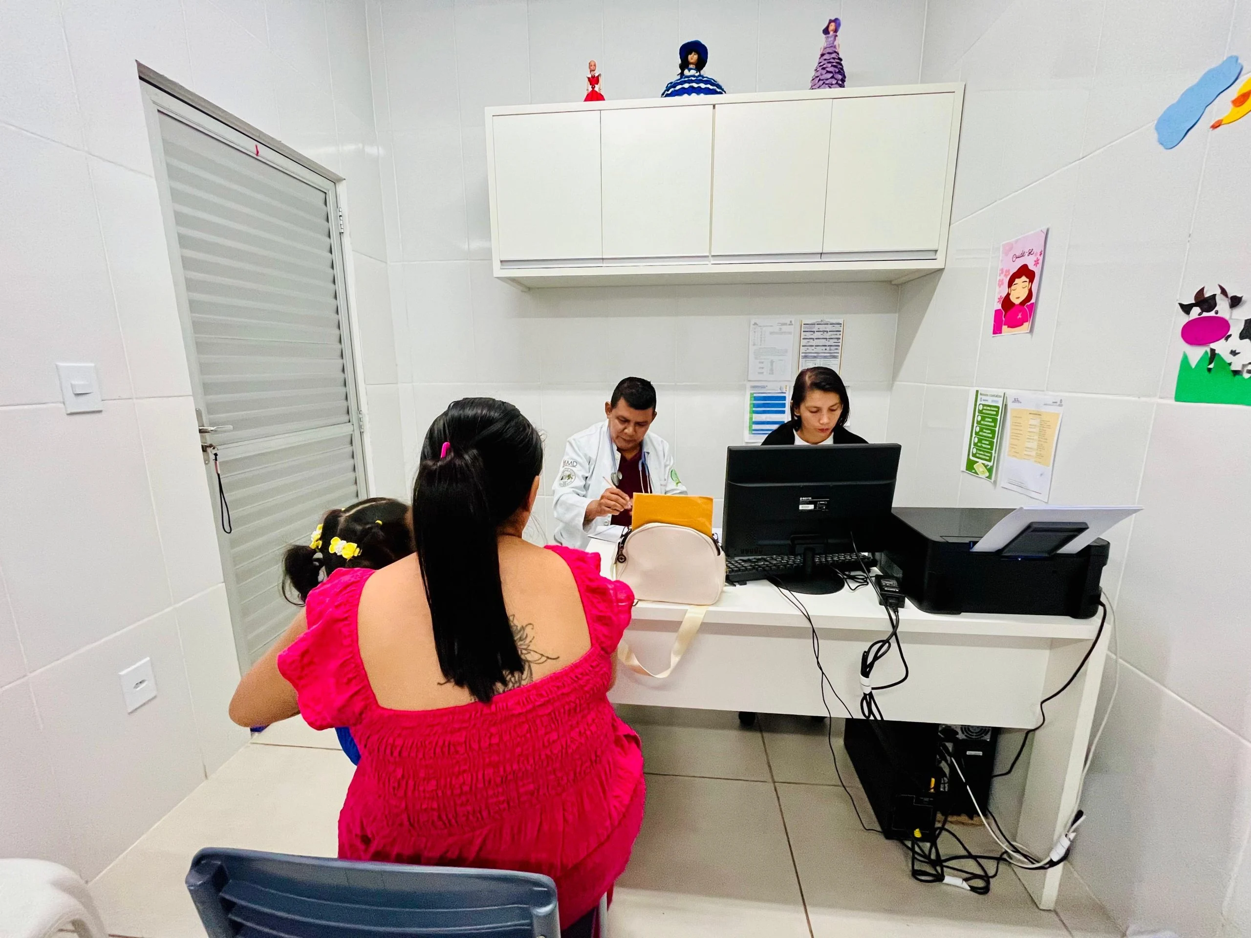 Parceria entre Educação e Saúde garante atendimento pediátrico na Creche Paula do Carmo