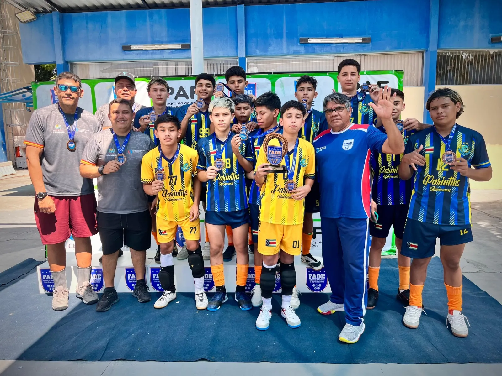 Parintins é a terceira melhor equipe do Amazonas no II Campeonato Escolar de Futsal 14 Parintins é a terceira melhor equipe do Amazonas no II Campeonato Escolar de Futsal