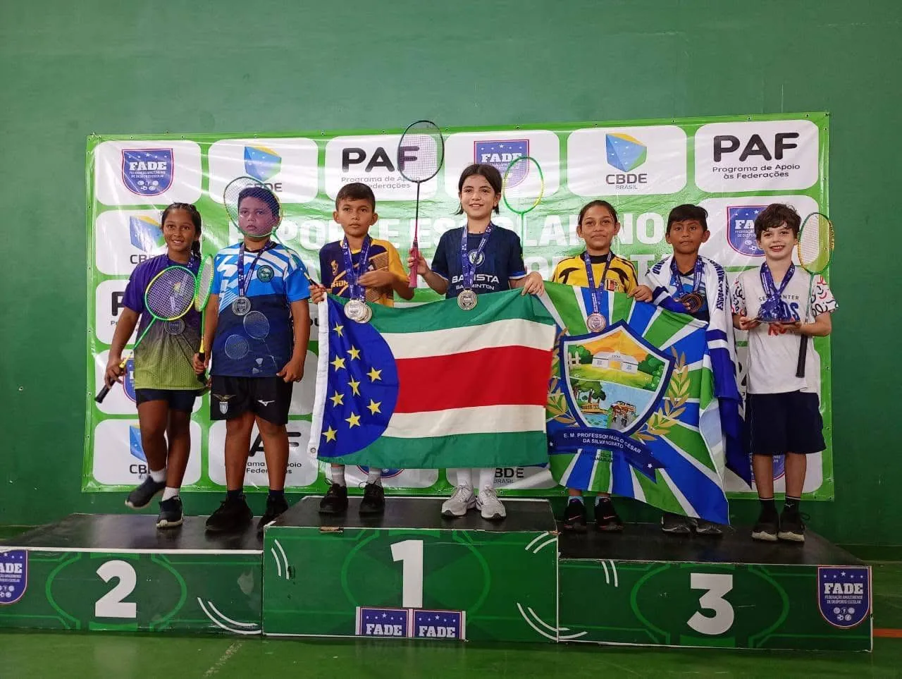 Parintins é destaque no Circuito Amazonense Escolar de Badminton, em Manaus