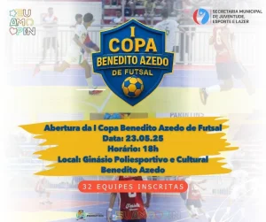 Parintins ganha nova competição com início da I Copa Benedito Azêdo de Futsal nesta sexta, 23