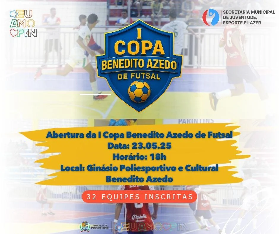 Parintins ganha nova competição com início da I Copa Benedito Azêdo de Futsal nesta sexta, 23