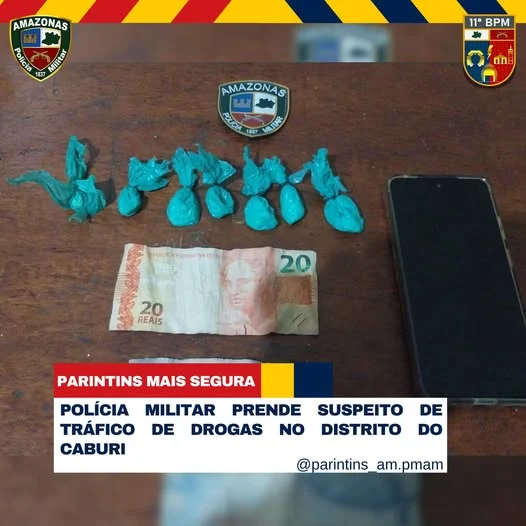Pmam Prende Suspeito De Tráfico De Drogas Após Denúncias No Distrito Do Caburi