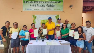 Prefeitura De Parintins E Incra Totalizam Mais De 130 Títulos Definitivos Entregues No Pa Vila Amazônia