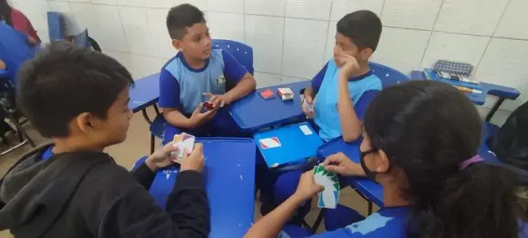 Projeto usa jogo no ensino da matemática em escola estadual do interior do Amazonas 3 Projeto usa jogo no ensino da matemática em escola estadual do interior do Amazonas