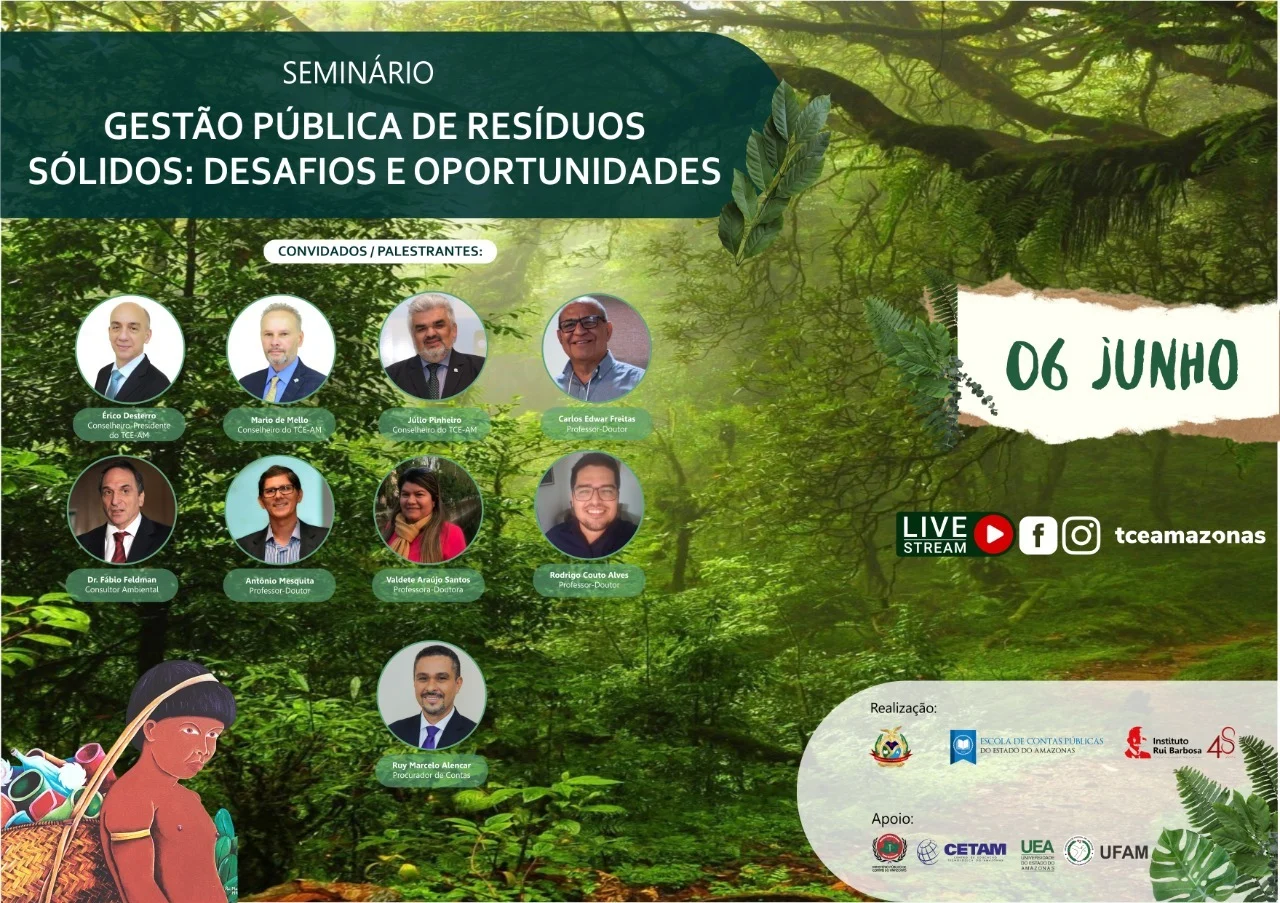 Reta Final De Inscrições Para Seminário Sobre Gestão De Resíduos Sólidos Promovido Pelo Tce Am