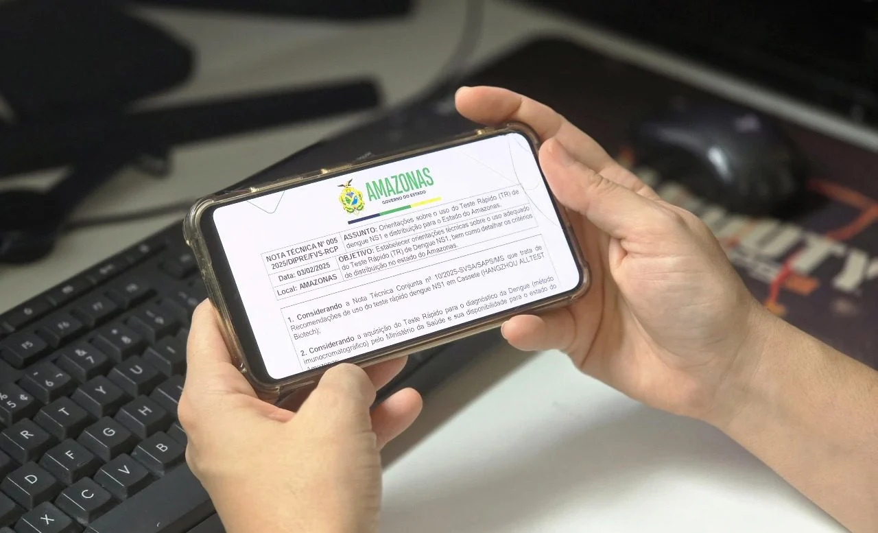Saúde Divulga Nota Técnica Com Orientações Sobre Uso De Teste Rápido Para Dengue No Amazonas