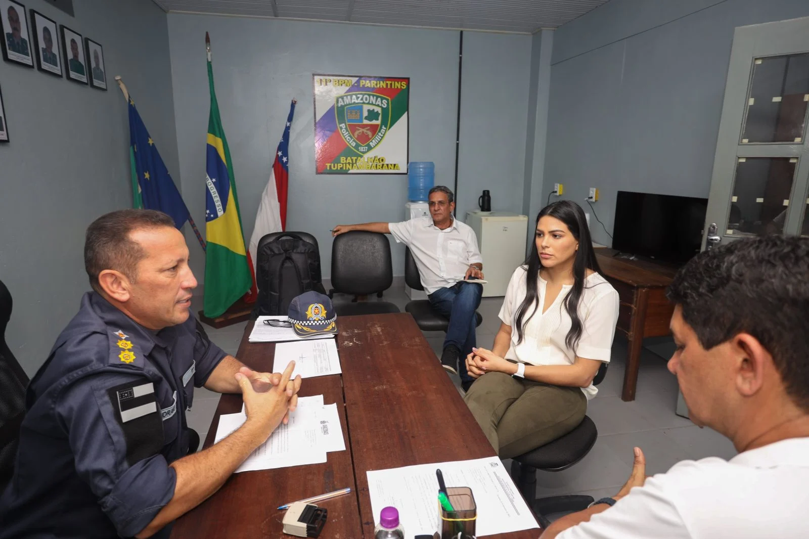 Segurança Pública De Parintins Pauta Primeira Agenda Da Deputada Mayra Dias No Interior Do Amazonas